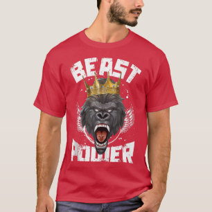 Camiseta Gimnasio W de Motivación del Bodybuilding de Beast