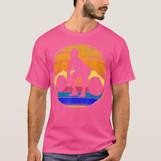 Camiseta Gimnasio Y Fitness Retro Amanecer Deportes Levanta