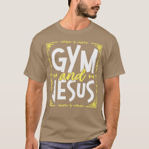 Camiseta Gimnasio Y Jesús Gimnasio Pesos De Levantamiento B