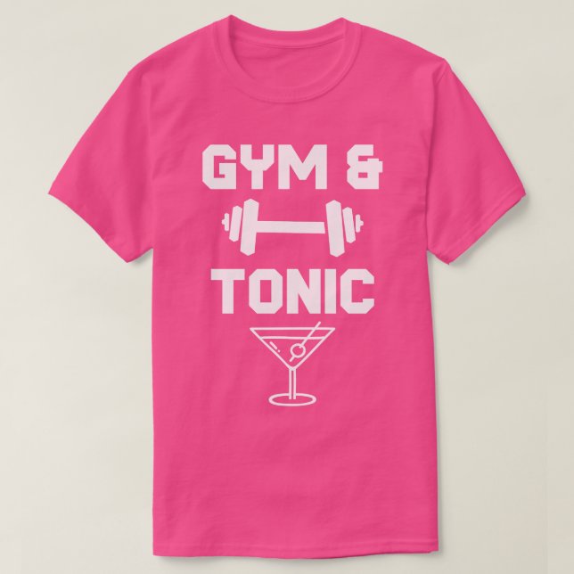 Camiseta Gimnasio y Tonic Workout Drying Funny (Diseño del anverso)