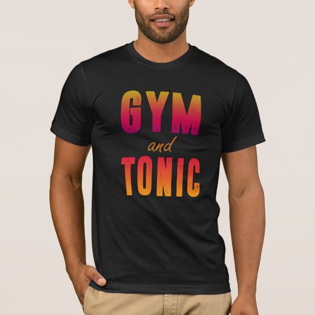 Camiseta Gimnasio y tónico (Anverso)