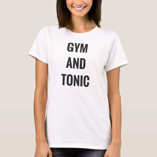 CAMISETA GIMNASIO Y TÓNICO - TANQUE DE CULTIVO (Anverso)
