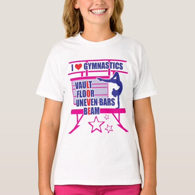 Camiseta Gimnast - Amo la Gimnasia (Anverso)