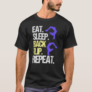 Camiseta Gimnast EAT SLEEP BACK REPEAT Gimnasia 1