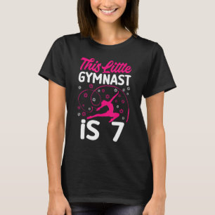 Camiseta Gimnast Lover 7 cumpleaños Gimnasia de 7 años