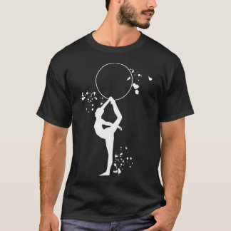 Camiseta Gimnasta Con Aro Chicas Gimnasia Rítmica
