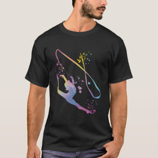 Camiseta Gimnasta Con Gimnasia Rítmica De Banda