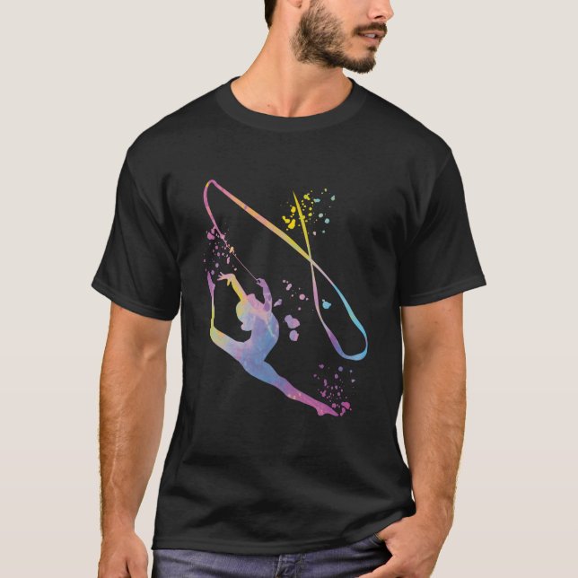 Camiseta Gimnasta Con Gimnasia Rítmica De Banda (Anverso)