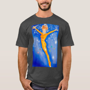 Camiseta gimnasta espacial