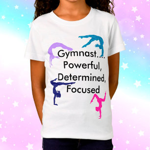 Camiseta Gimnasta... Poderoso, decidido, centrado