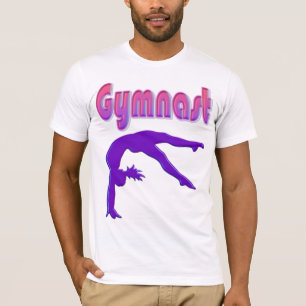 Camiseta Gimnasta Power Tumbling Metálico Púrpura