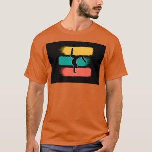 Camiseta Gimnasta retro Gimnasia Acrobat Aerobat Entrenador