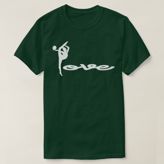 Camiseta Gimnasta rítmica AmorGimnasiaWomenx27s Gymnastic (Diseño del anverso)