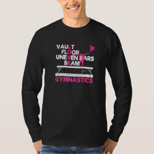 Camiseta Gimnasta Salto Suelo Barras Asimétricas Barra Gim