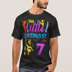 Camiseta Gimnastas Pequeña Fiesta de Cumpleaños Flip Jump T