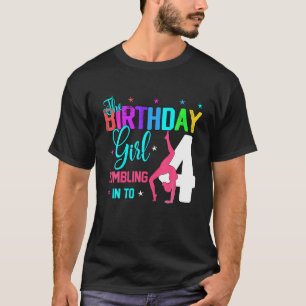 Camiseta Gimnastic Lover 4º cumpleaños Gimnasio de 4 años
