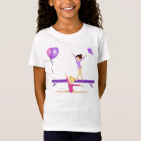 Camiseta gimnástica de los chicas