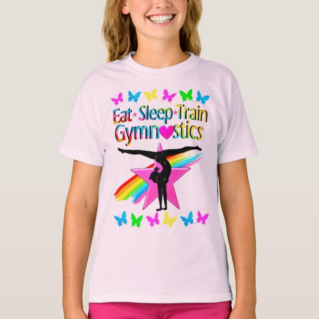 CAMISETA GIMNASTICS GIMNASTICS DE TREN DE DORMIR DE COMIDA  (Anverso)