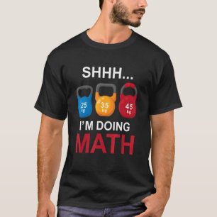 Camiseta gimnatleta bodybuilding I do math 2
