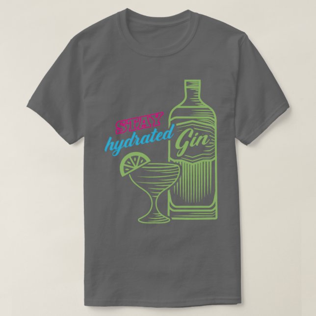 Camiseta Gin Bachelor Party (Diseño del anverso)