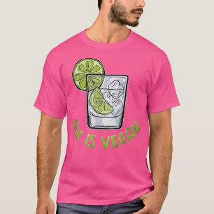 Camiseta Gin Es Vega Funny Vegetable Vegetarian Plantas Veg
