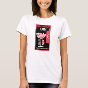 Camiseta Gin rosa