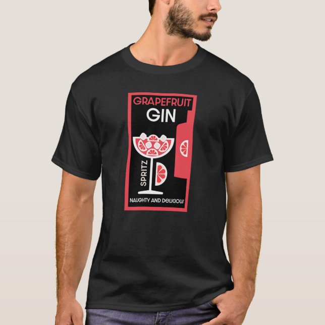 Camiseta Gin rosa (Anverso)