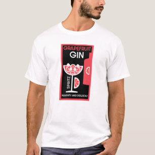 Camiseta Gin rosa