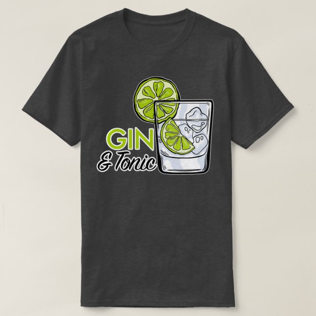 Camiseta Gin Tonic LongBeber Fiesta JGA Regalo 5 (Diseño del anverso)