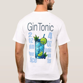 Camiseta Gin Tonic T-Shirt – Crisp Botanical Cocktail