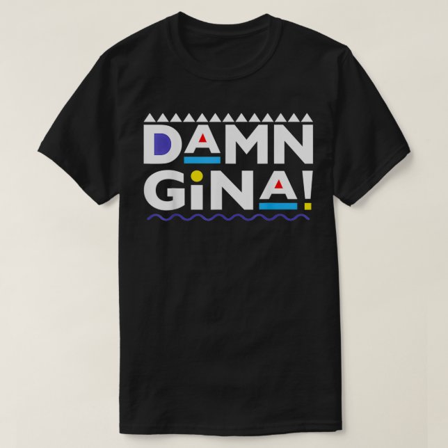 Camiseta Gina 90s  (Diseño del anverso)