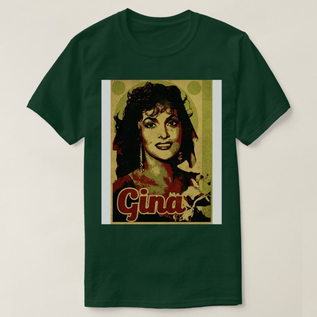 Camiseta Gina Belleza Vintage (Diseño del anverso)