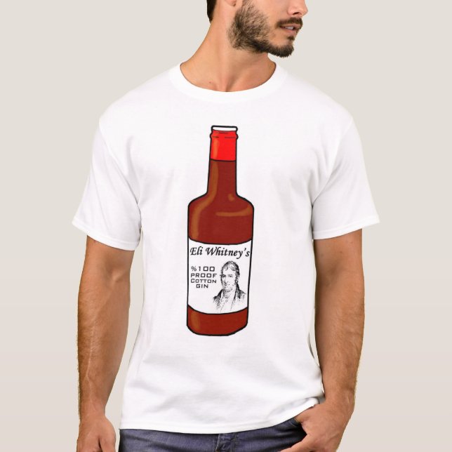 Camiseta Ginebra de algodón de la prueba de Eli Whitney 100 (Anverso)