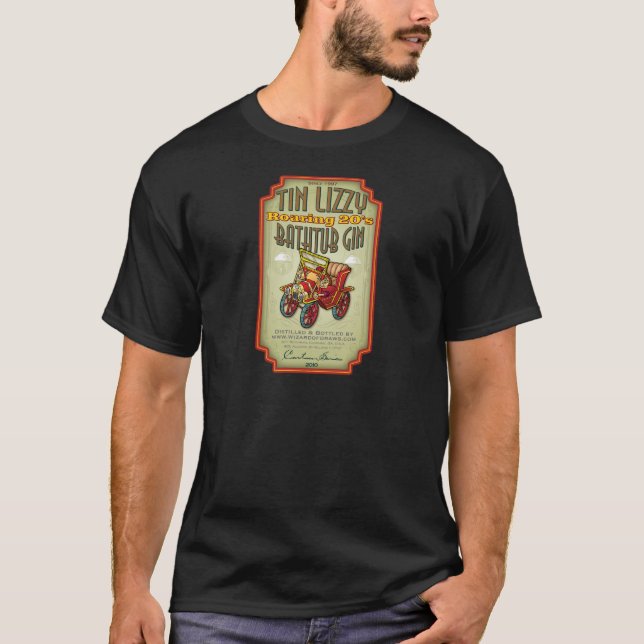 Camiseta Ginebra de bañera de Lizzy de la lata (Anverso)