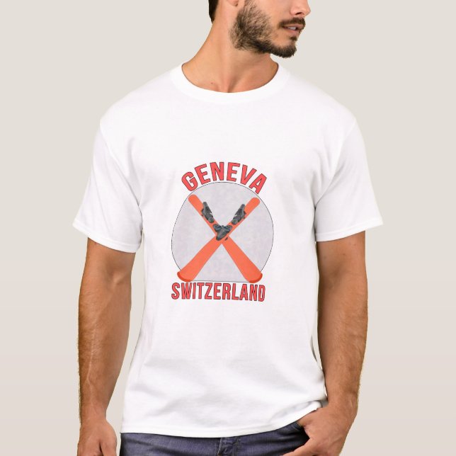 Camiseta Ginebra, Suiza (Anverso)