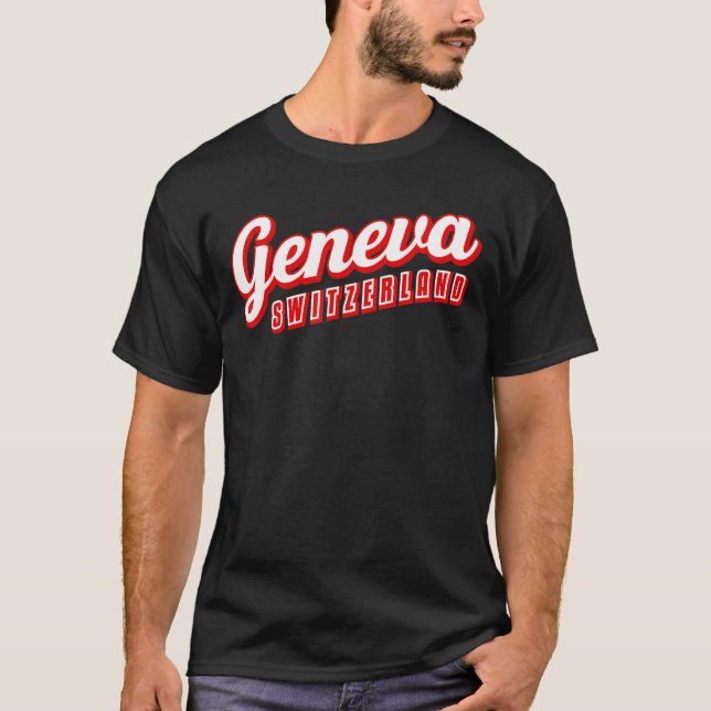 Camiseta Ginebra Suiza (Anverso)