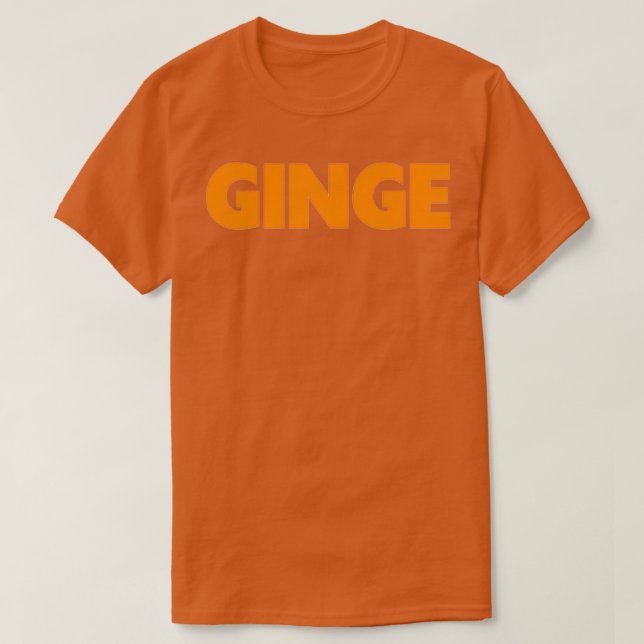 Camiseta Ginge RedheadGinger (Diseño del anverso)