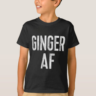 Camiseta Ginger Af Día de San Patricio Hombres Muj