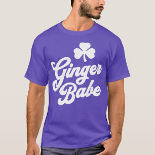 Camiseta Ginger Babe Irish St Patricks Day Team Ginger Redh