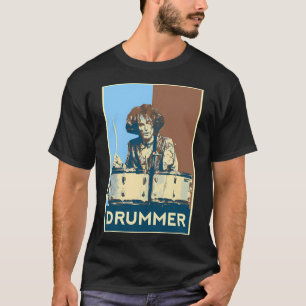 Camiseta Ginger Baker Baterista Arte Pop