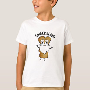 Camiseta Ginger Beard Funny Gingerbread Food Pun