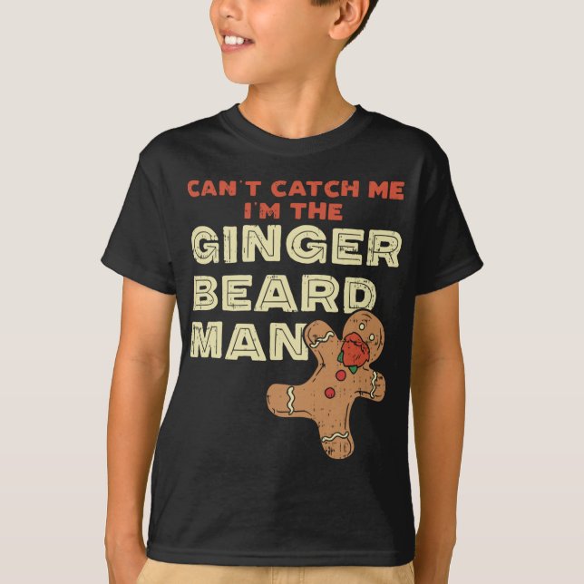 Camiseta Ginger Beard Man Funny Gingerbread Man (Anverso)
