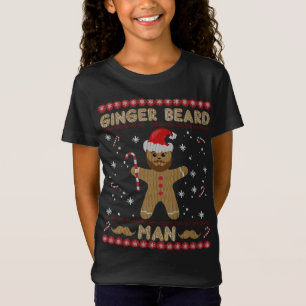 Camiseta Ginger Beard Man Funny Gingerbread Navidades feos