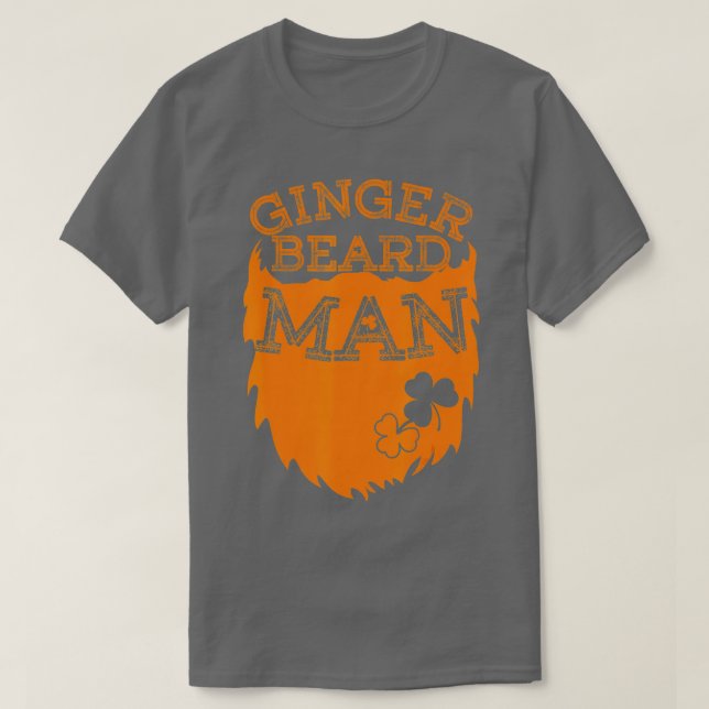 Camiseta Ginger Beard Man Funny St Patricks Day para los ho (Diseño del anverso)