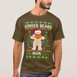 Camiseta Ginger Beard Man Funny Ugly Navidades Spirit Attir