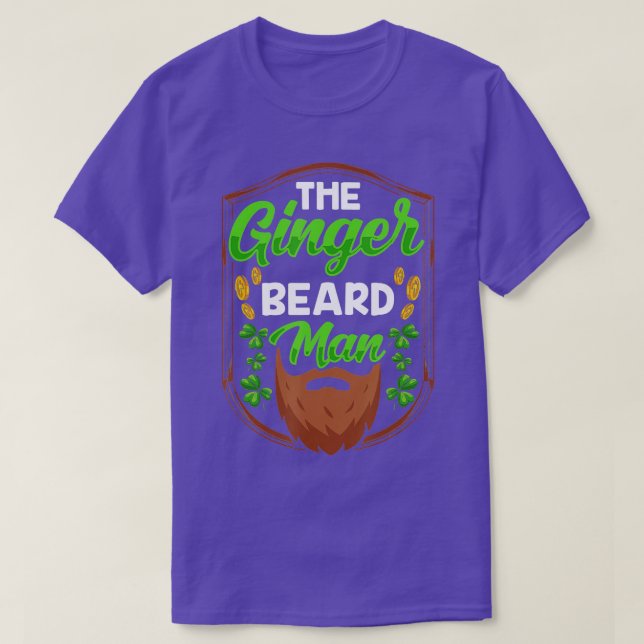 Camiseta Ginger Beard Man Irish Ireland St (Diseño del anverso)