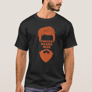 Camiseta Ginger Beard Man Redhead Ginger Dad Father Mens