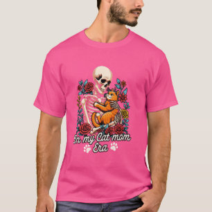 Camiseta Ginger Cat Mom Ginger Ginger Cat Lady Skeleton En
