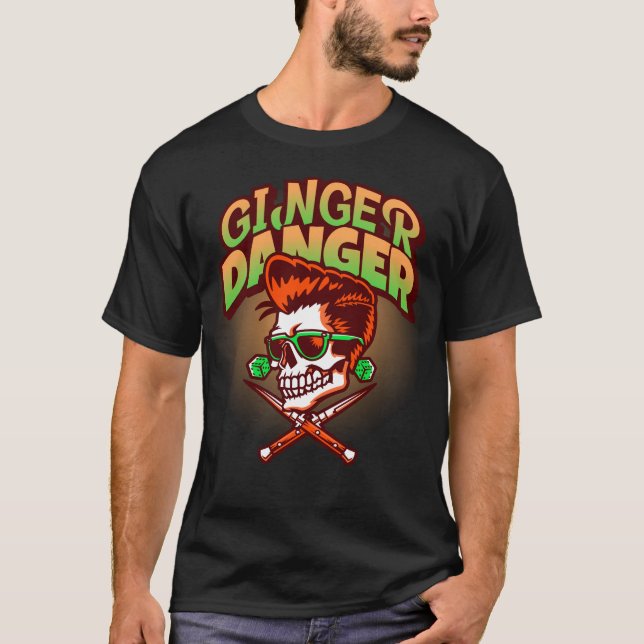Camiseta Ginger Danger Male (Anverso)