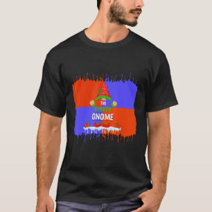 Camiseta Ginger Gnome Buffalo Plaid Matanza Familia Christm